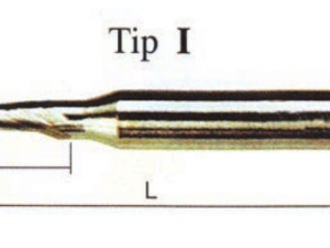 Одноканальная пальчиковая фреза Tip 1